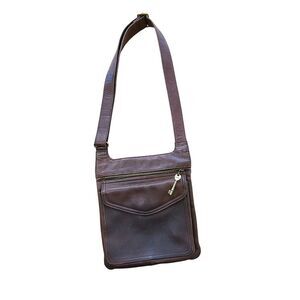 Fossil Vintage Crossbody Bag, Leather Brown 75082